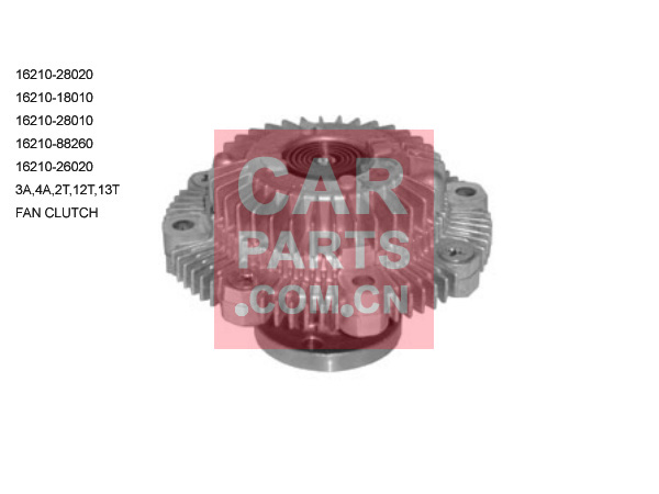 16210-28020,16210-18010,16210-28010,16210-26020,16210-88260,FAN CLUTCH,3A,4A,2T,12T,13T